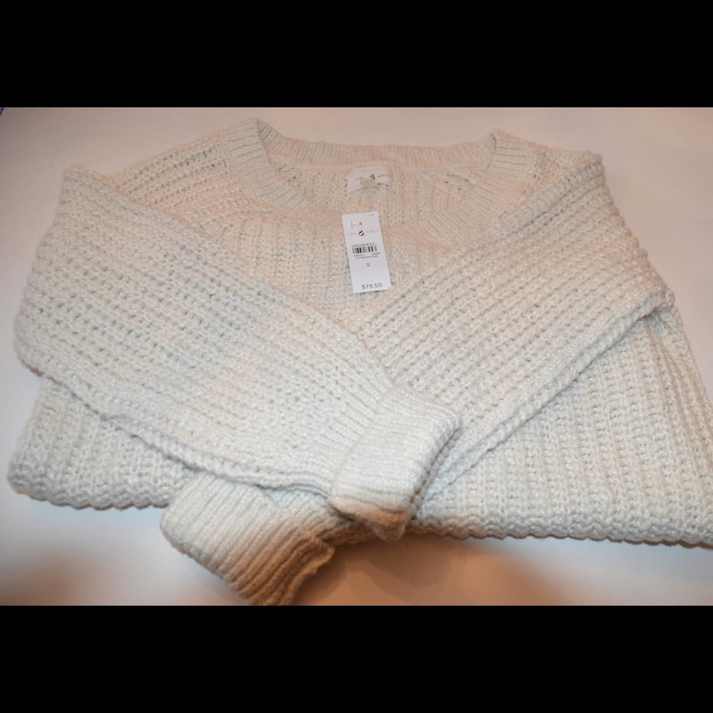NWT Lou and Grey ivory sweater